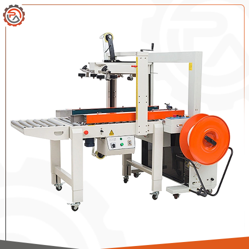 FXC5050A Carton Sealer and DBA200 Automatic strapping Machine